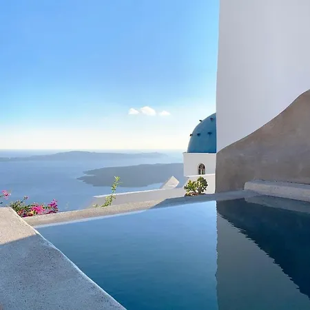 ヴィラ Luxury Blue Dome Santorini
