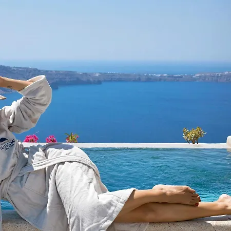 Luxury Blue Dome Santorini Villa
