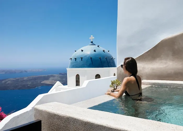 Villa Luxury Blue Dome Santorini Imerovígli