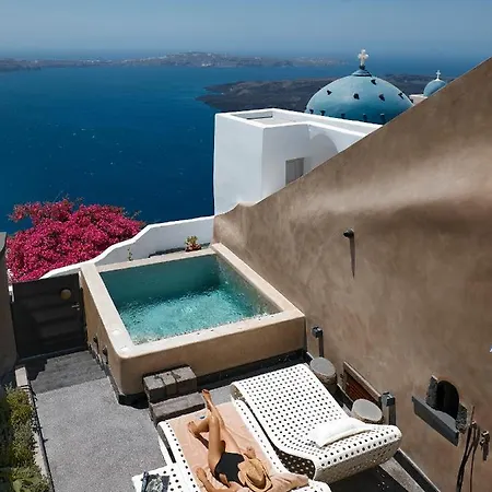 Luxury Blue Dome Santorini Villa